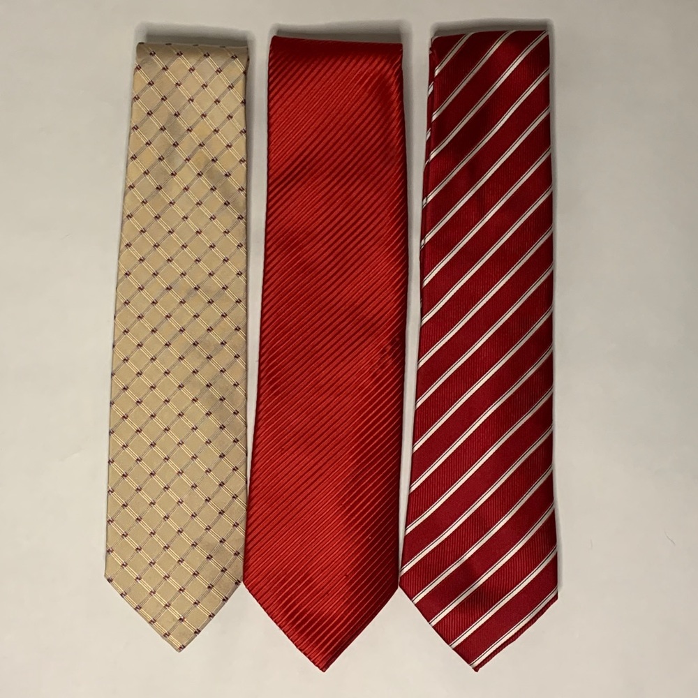 3 Tie Bundle Red / Gold